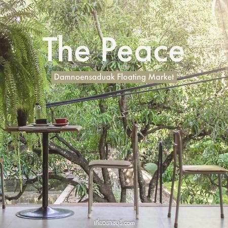 The Peace Vandrarhem Damnoen Saduak Exteriör bild