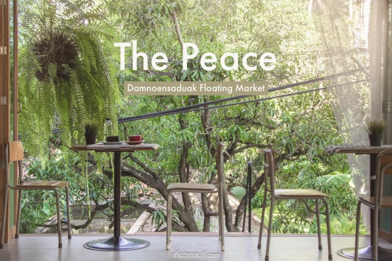 The Peace Vandrarhem Damnoen Saduak Exteriör bild